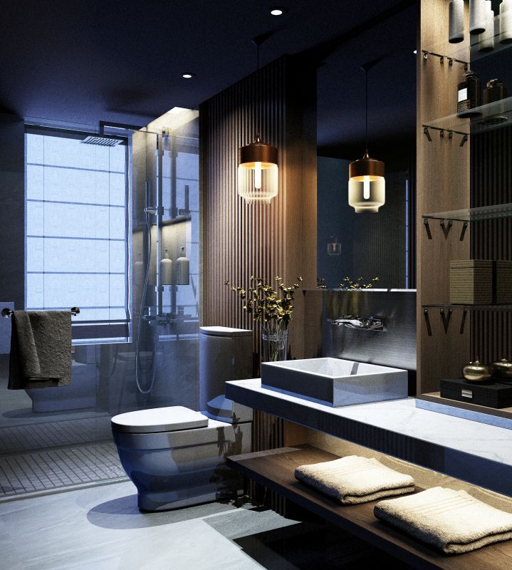 Luxurious Bathroom Lighting